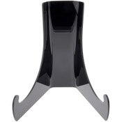 Plymor Black Acrylic Flat Back Easel with Deep Support Ledges, 6" H x 5.125" W x 5" D