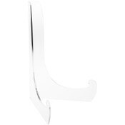 Plymor Clear Acrylic 60-Degree Angle Easel with Shallow Support Ledges, 15" H x 10.75" W x 9" D