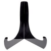 Plymor Black Acrylic 60-Degree Angle Easel With Deep Support Ledges, 12" H x 10.625" W x 8.75" D