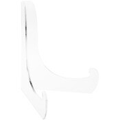Plymor Clear Acrylic 60-Degree Angle Easel with Deep Support Ledges, 12" H x 10.625" W x 8.75" D