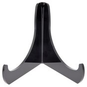 Plymor Small Black Acrylic 60-Degree Angle Easel With Deep Support Ledges, 3" H x 3.125" W x 2.5" D