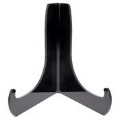 Plymor Black Acrylic 60-Degree Angle Easel With Deep Support Ledges, 4.5" H x 4.5" W x 3.5" D
