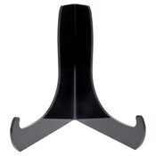 Plymor Black Acrylic 60-Degree Angle Easel With Deep Support Ledges, 7.5" H x 7" W x 5.75" D