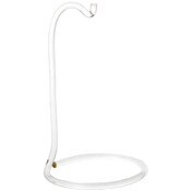 Plymor Clear Acrylic Rod 6.625" Ornament Hanger / Display Stand (6" hang space)