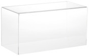 Plymor Clear Acrylic Display Case with No Base, 12" W x 6" D x 6" H