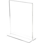 Plymor Clear Acrylic Sign Display / Literature Holder (Bottom-Load), 11" W x 14" H