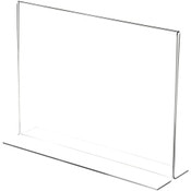 Plymor Clear Acrylic Sign Display / Literature Holder (Bottom-Load), 12" W x 9" H