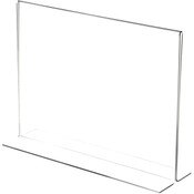 Plymor Clear Acrylic Sign Display / Literature Holder (Bottom-Load), 12" W x 9" H