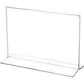 Plymor Clear Acrylic Sign Display / Literature Holder (Bottom-Load), 9" W x 6" H