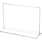 Plymor Clear Acrylic Sign Display / Literature Holder (Bottom-Load), 9" W x 6" H