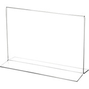 Plymor Clear Acrylic Sign Display / Literature Holder (Bottom-Load), 9" W x 6" H