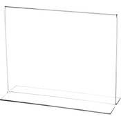 Plymor Clear Acrylic Sign Display / Literature Holder (Bottom-Load), 9" W x 7" H