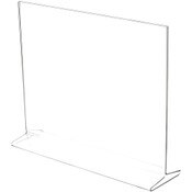 Plymor Clear Acrylic Sign Display / Literature Holder (Top-Load), 14" W x 11" H