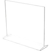 Plymor Clear Acrylic Sign Display / Literature Holder (Top-Load), 14" W x 11" H