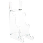 Plymor Clear Acrylic 3-Tier Display Easel, 10.5" H x 3.5" W x 6.75" D (For 6" - 7.5" Plates)