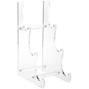 Plymor Clear Acrylic 3-Tier Display Easel, 15.75" H x 6.75" W x 10.125" D (For 10" - 12" Plates)