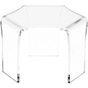 Plymor Clear Acrylic Tri-Leg (6 Sided) Display Riser, 2.75" H x 4.25" W x 3.75" D