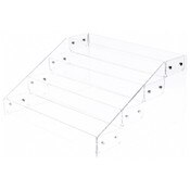 Plymor Clear Acrylic 4-Level Countertop Display Tray, 18.375" W x 15.75" D x 8.75" H