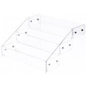 Plymor Clear Acrylic 3-Level Countertop Display Tray, 12.375" W x 11.875" D x 6.75" H
