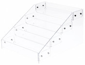 Plymor Clear Acrylic 4-Level Countertop Display Tray, 12.375" W x 15.75" D x 8.75" H