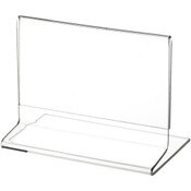 Plymor Clear Acrylic Sign Display / Literature Holder (Side-Load), 5" W x 3" H