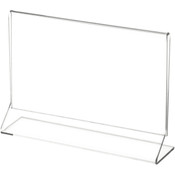 Plymor Clear Acrylic Sign Display / Literature Holder (Side-Load), 5" W x 3.5" H