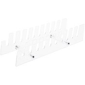 Plymor Clear Acrylic 10 Item Display Rack for Agate Slices, 2.5" H x 3.625" W x 11" D
