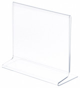 Plymor Clear Acrylic Sign Display / Literature Holder (Side-Load), 7" W x 5.5" H