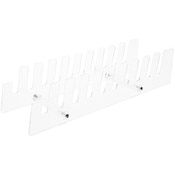 Plymor Clear Acrylic 10 Item Display Rack for Agate Slices, 3.125" H x 4.125" W x 14" D