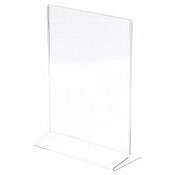 Plymor Clear Acrylic Sign Display / Literature Holder (Side-Load), 8.5" W x 11" H