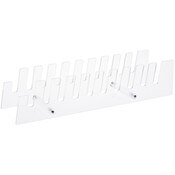 Plymor Clear Acrylic 10 Item Display Rack for Agate Slices, 4" H x 4.875" W x 18" D