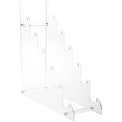 Plymor Clear Acrylic 6-Tier Display Easel, 14.25" H x 4.875" W x 13" D (For 7.5" - 9" Plates)