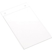 Plymor Clear Acrylic Sign Display / Literature Holder (Wall-Mount), 4" W x 6" H