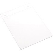 Plymor Clear Acrylic Sign Display / Literature Holder (Wall-Mount), 5.5" W x 7" H