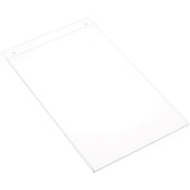 Plymor Clear Acrylic Sign Display / Literature Holder (Wall-Mount), 7" W x 11" H