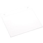 Plymor Clear Acrylic Sign Display / Literature Holder (Wall-Mount), 7" W x 5.5" H