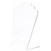 Plymor Clear Acrylic Stair-Step Necklace Display Stand, 8" W x 4" D x 11.75" H