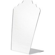 Plymor Acrylic Stair-step Necklace Display Stand (Mirrored), 8" W x 4" D x 11.75" H