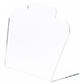 Plymor Clear Acrylic Basic Short Necklace Display Stand, 8.5" W x 4" D x 7.75" H