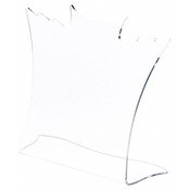 Plymor Clear Acrylic Winged Necklace Display Stand, 8.5" W x 3" D x 7.25" H