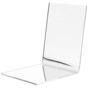 Plymor Folded Acrylic Mirror Display, 4.5" H x 4.5" W x 5" D