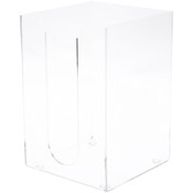 Plymor Clear Acrylic Tall-Stack Napkin Holder, 8.375" H x 5.5" W x 5.5" D (Holds 5" Square Beverage/Cocktail Napkins)