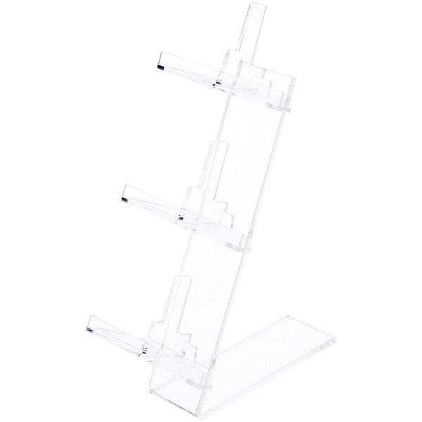 Plymor Clear Acrylic 3 Frame Rests Display Risers for Eyeglasses, 9