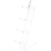 Plymor Clear Acrylic 4 Frame Rests Display Risers for Eyeglasses, 11.5" H x 3.5" W x 5.25" D