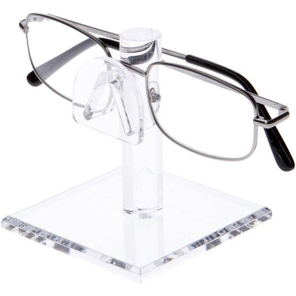 Plymor Clear Acrylic Curved Bridge Display Riser for Eyeglass Frames, 3 ...