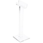 Plymor Clear Acrylic Single Frame Display Riser for Eyeglasses, 7.5" H x 3" W x 3" D