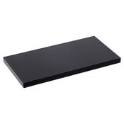 Plymor Black Acrylic Rectangular Standard-Edge Display Base, 4" W x 2" D x 0.25" H