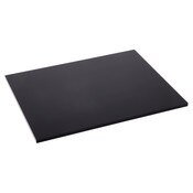 Plymor Black Acrylic Rectangular Polished Edge Display Base, 8" W x 6" D x 0.25" H