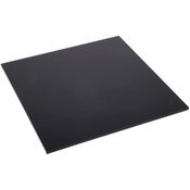 Plymor Black Acrylic Square Polished Edge Display Base, 9" W x 9" D x 0.25" H