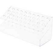 Plymor Clear Acrylic Slanted 36 Pen Display Holder, 4.5" H x 9.5" W x 3.75" D